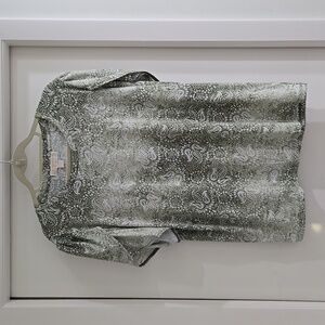 Michael Kors Green and White Top